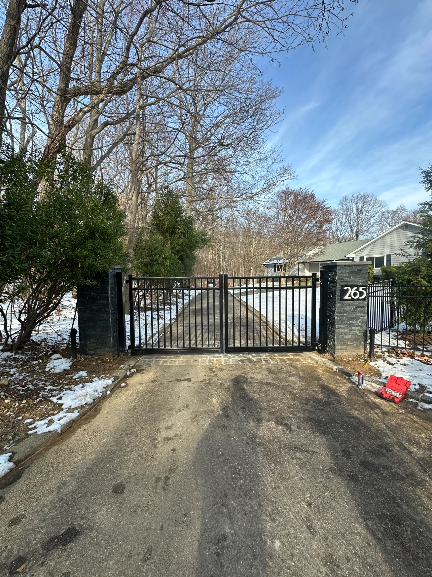Ornamental iron gate Houston TX